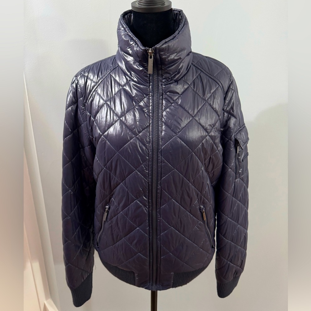 French Connection Navy Quilted Jacket